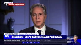 Rébellion avortée de Wagner en Russie: "Nous avons vu de véritables fissures émerger", affirme le chef de la diplomatie des États-Unis, Antony Blinken