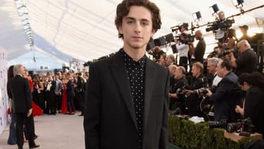 Timothée Chalamet aux SAG Awards