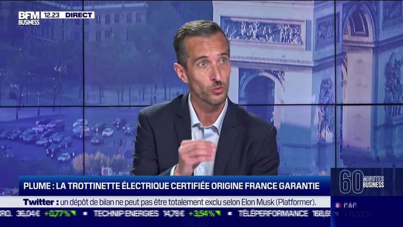Fabrice Furlan (Plume): Plume, la trottinette électrique certifiée origine France garantie - 11/11
