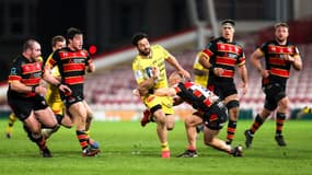 Kévin Gourdon lors du match Gloucester-La Rochelle, le 2 avril 2021