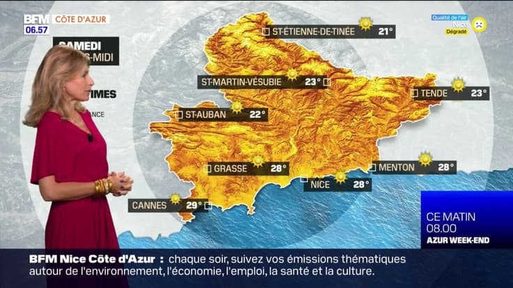 Météo Côte d'Azur: un temps ensoleillé ce samedi