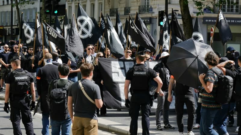Paris: la manifestation annuelle du groupuscule d'ultradroite 