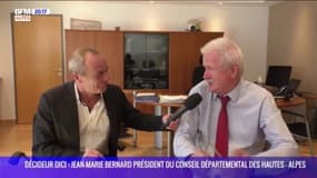 DECIDEUR DICI : Jean-Marie Bernard Président du Conseil Départemental des Hautes-Alpes