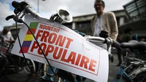 Affiche du Nouveau Front Populaire le 3 juillet 2024 à Bordeaux