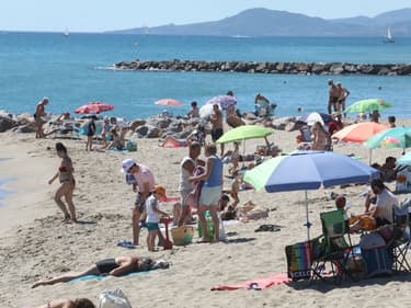 Une plage de Saint-Cyprien le 5 juillet 2020.