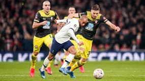 Lucas lors du match Tottenham-Southampton, le 5 février 2020
