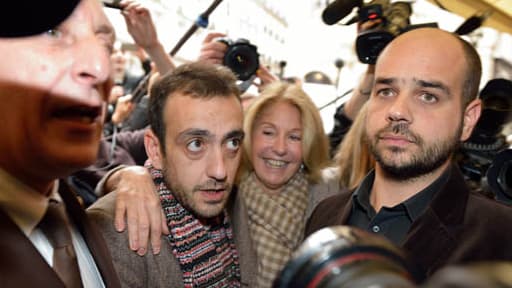 Jérôme Ferrari, lauréat du Goncourt 2012, lors de la remise du prix le 7 novembre 2012.