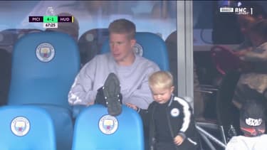 Quand De Bruyne et Delph s'amusent en tribunes avec leurs enfants