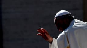 Le pape lors de son audience hebdomadaire sur la place Saint-Pierre au Vatican, le 26 septembre 2018