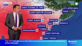 Météo Côte d’Azur: quelques nuages dans le ciel ce lundi, 31°C à Nice