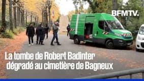 La tombe de Robert Bindater dégradée au cimetière de Bagneux avant sa panthéonisation  