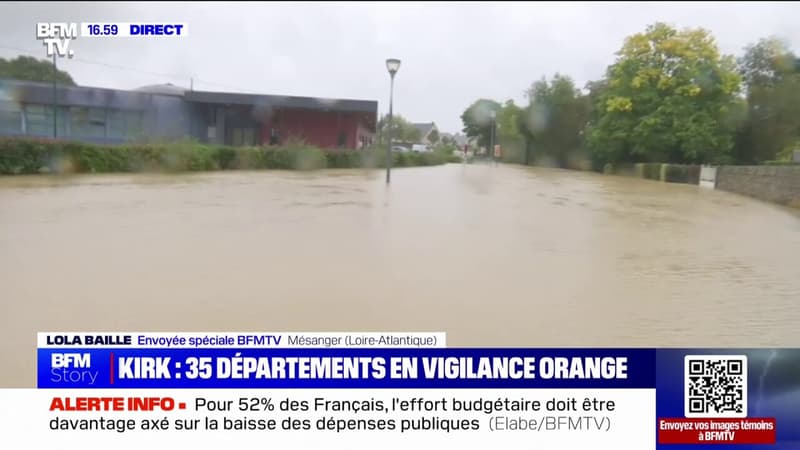 Ce n'est jamais arrivé par le passé: La ville de Mésanger touchée par les inondations