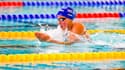 Charlotte Bonnet sur 200m brasse lors des championnats de France de natation à Rennes, le 12 juin 2023
