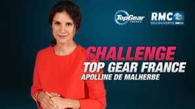La journaliste Apolline de Malherbe a pris part au Challenge Top Gear France au volant de la voiture raisonnablement peu coûteuse. Pour le chrono, il faudra être devant RMC Découverte, ce mercredi à 22 heures.