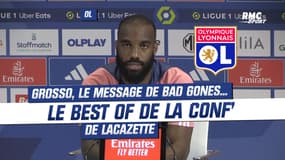 OL : Grosso, le message des Bad Gones... le best of de la conf' de Lacazette