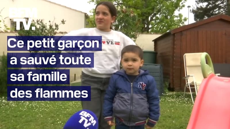 À 3 ans, ce petit garçon a sauvé toute sa famille d'un incendie près de La Rochelle
