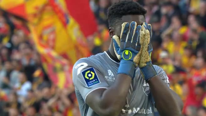 Lens-Clermont : la boulette de Djoco devant Sotoca Lens-Clermont : la boulette de Djoco devant Sotoca