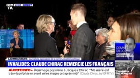Hommage à Jacques Chirac aux Invalides: Claude Chirac remercie les Français - 29/09