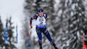 Justine Braisaz-Bouchet lors du sprint à Hochfilzen, le 8 décembre 2023.