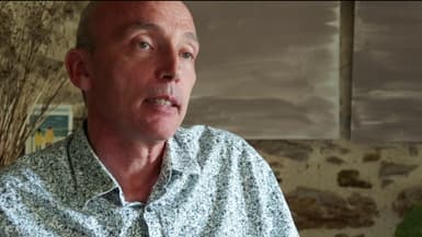 Michel Pialle, le mari de Karine Esquivillon, disparue depuis près de deux mois, témoigne au micro de BFMTV le 20 mai 2023