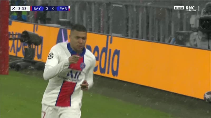 Bayern-PSG: bien aidé par Neuer, Mbappé ouvre le score après trois minutes