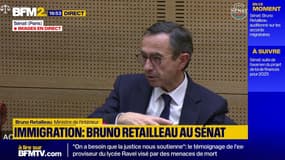 Traversée de la Manche par des migrants: "Ça ne peut plus durer comme ça", affirme Bruno Retailleau