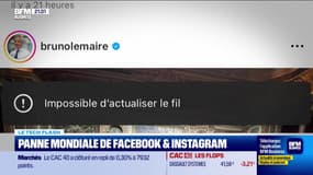 Le Tech Flash : Panne mondiale de Facebook & Instagram, par Léa Benaim - 05/03