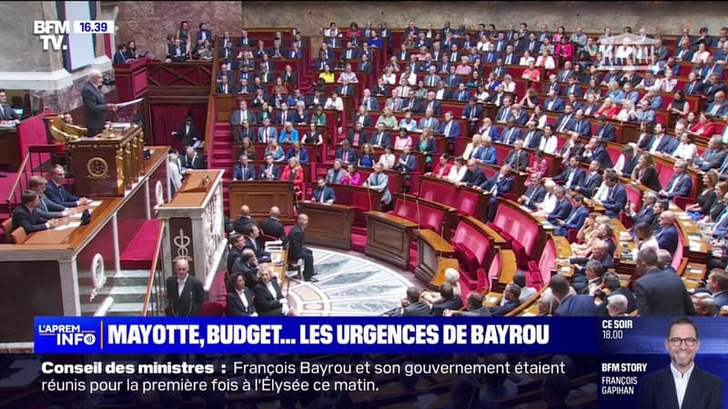 Mayotte, budget... Les urgences de François Bayrou