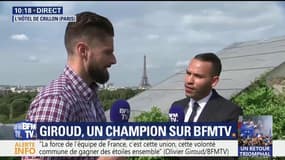 Olivier Giroud sur BFMTV: "On est là pour réunir tous les Français"