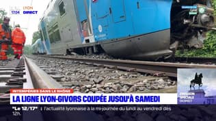 Éboulement à Grigny: le trafic ferroviaire interrompu entre Lyon et Givors jusqu'à samedi
