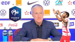 Equipe de France : "Nkunku fait partie des candidats sérieux" pour intégrer les Bleus confie Deschamps