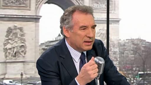 Le président du Modem François Bayrou, le 26 mars 2013 sur BFMTV/RMC