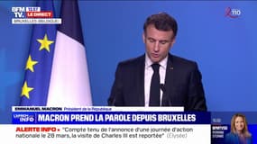Emmanuel Macron: "Les fondamentaux des banques européennes sont solides"