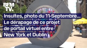 Insultes, fesses, photo du 11-Septembre… Le projet artistique de portail virtuel entre New York et Dublin déraille complètement 