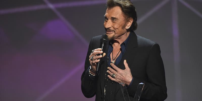 Johnny Hallyday en 2016 à Paris.