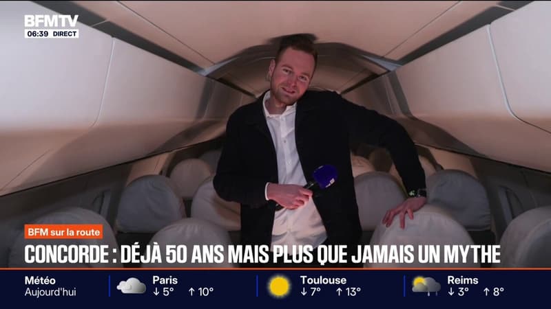 BFM SUR LA ROUTE - Il y a 50 ans, le Concorde ralliait pour la première fois Paris à Rio pour son premier vol commercial