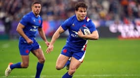 Antoine Dupont avec le XV de France, en février 2022