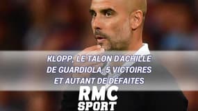 Klopp, le talon d'Achille de Guardiola, 5 victoires et autant de défaites