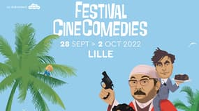L'affiche du Festival CinéComédies.