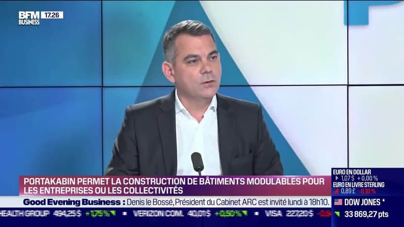 Cyril Petit-Masquelier (Portakabin France) : Portakabin permet la construction de bâtiments modulables pour les entreprises ou les collectivités - 11/02