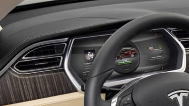 L'intérieur de la Tesla Model S