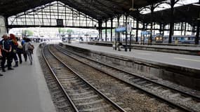 La gare Saint-Lazare devrait rencontrer des difficultés de circulation, lundi 31 mars 2014.
