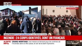Incendie à Crans-Montana: des centaines de personnes présentes à la messe en hommage aux victimes 