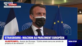 Emmanuel Macron à propos du référendum sur le climat: "Il n'y aura pas d'abandon, ce texte va vivre sa vie parlementaire"