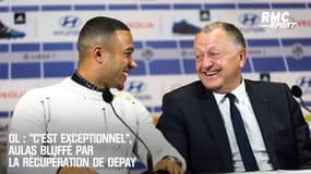OL : "C’est exceptionnel", Aulas bluffé par la récupération de Depay