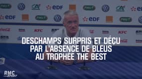 Deschamps surpris (et énervé) par l'absence de Bleus au trophée The Best