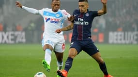 Marquinhos en duel avec Njie