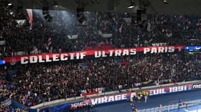 Les supporteurs du Collectif Ultras Paris