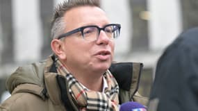 Cyril Chabanier, président de la CFTC, le vendredi 18 janvier à Paris après la rencontre entre le Premier ministre François Bayrou et les partenaires sociaux