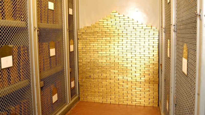 Des milliers de lingots d'or sont entreposés dans la "Souterraine". 